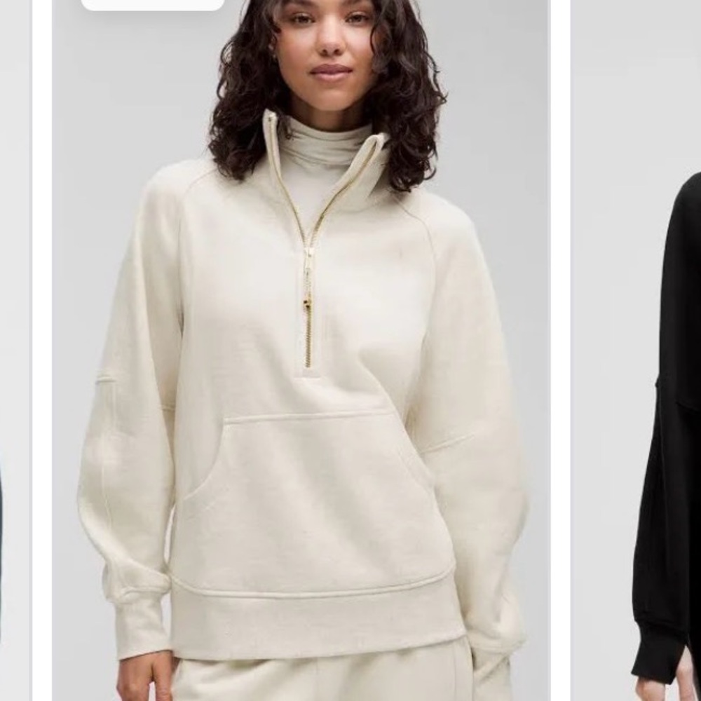 Lululemon Scuba Oversized Funnel Neck Half Zip